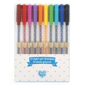10 stylos gel classiques – Djeco