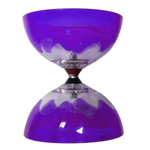 Diabolo Hyperspin TC serie (Translucide avec Triple roulement à bille) - Violet